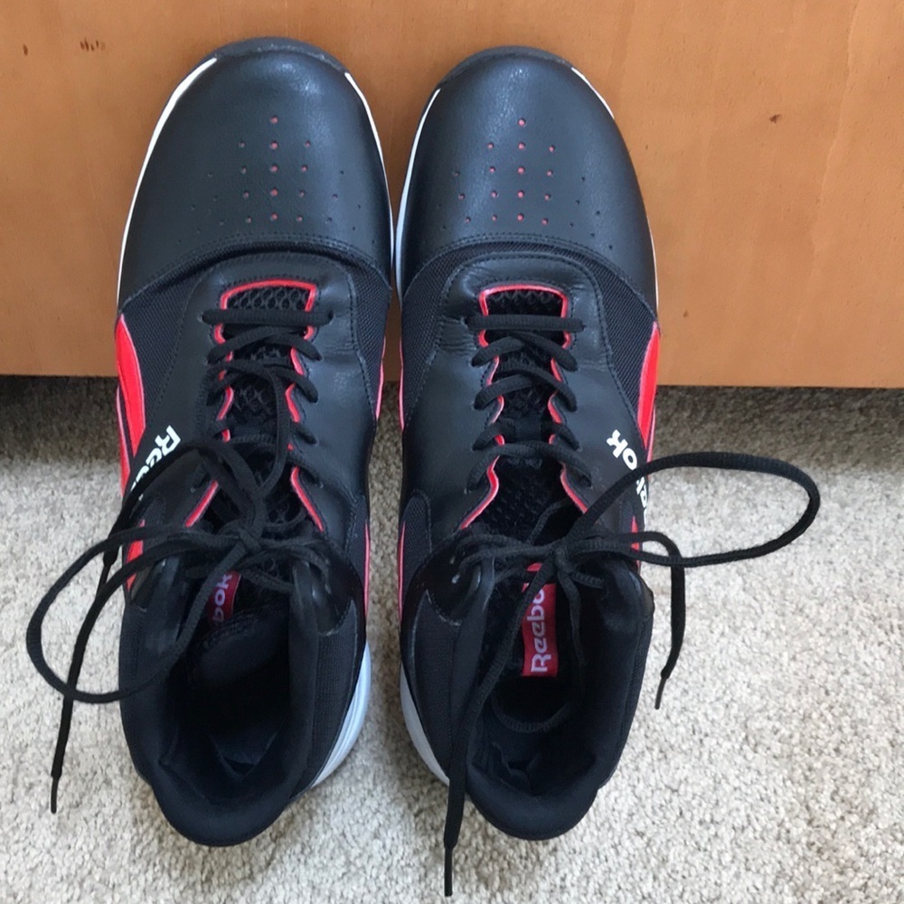 Reebok Men’s size 12 black sneakers with mesh - Picture 8 of 8